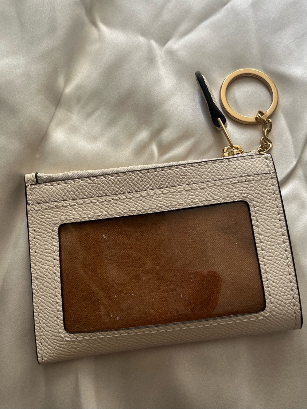 New Mini Skinny Id Case Ivory - Picture 2 of 5